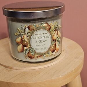 Triple Wick Gilded Pear and Cream Candle